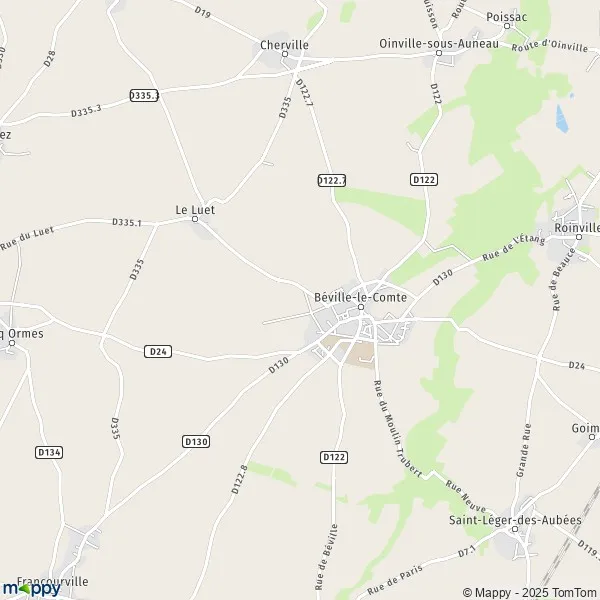 Plattegrond kaart van (28700) en