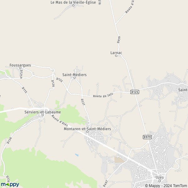 Plattegrond kaart van