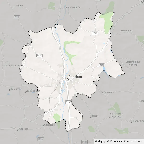 Plattegrond Condom Kaart Van Condom 32100 En Praktische Info
