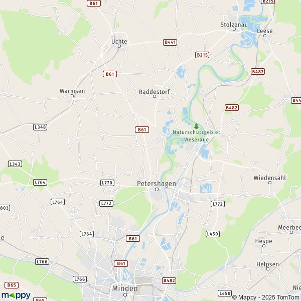 plattegrond-petershagen-kaart-van-petershagen-32469-en-praktische-info