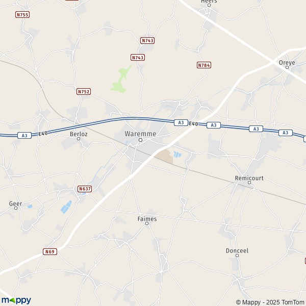 De kaart voor de stad 3870-4317 Borgworm