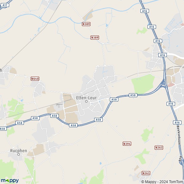 Plattegrond EttenLeur kaart van EttenLeur (4871) en praktische info