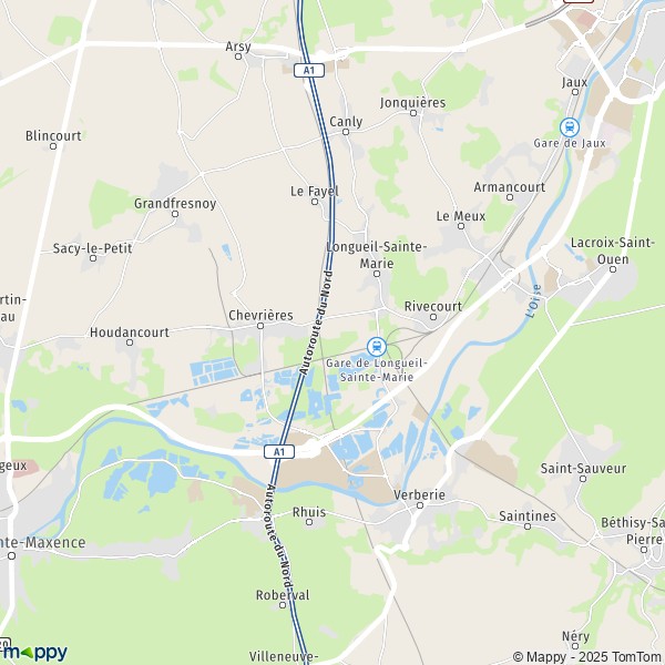 Plattegrond Longueil Sainte Marie Kaart Van Longueil Sainte Marie