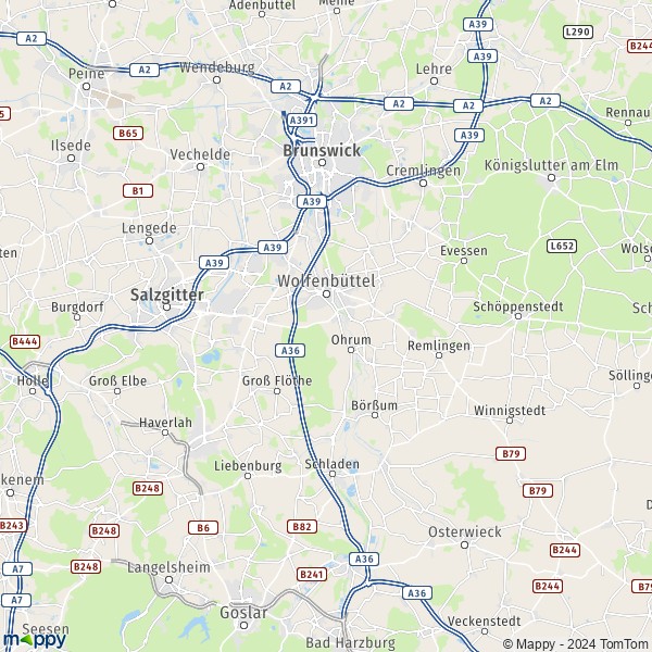 Plattegrond Wolfenb Ttel Kaart Van Wolfenb Ttel En Praktische Info Mappy